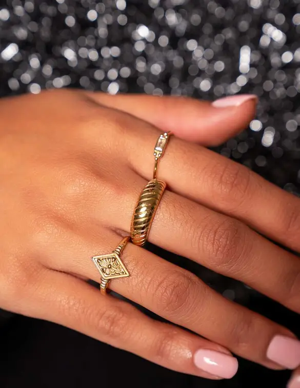 My Jewellery Universe geruite ring MJ09528