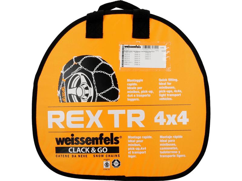 Weissenfels Stahlschneekette Rex TR 4 x 4 Gruppe 5 Schneeketten mit professioneller Leistung