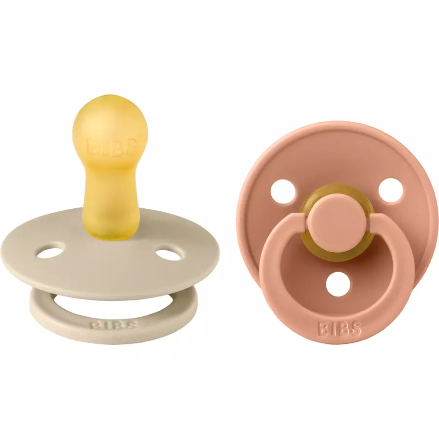 BIBS® Schnuller Colour PeachVanilla 6-18 Monate, 2 Stk.