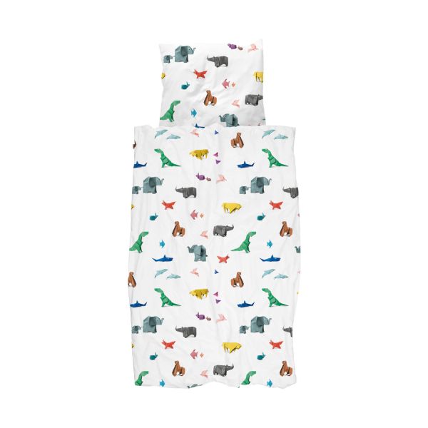 Snurk Paper Zoo Dekbedovertrek 140 x 200/220 cm