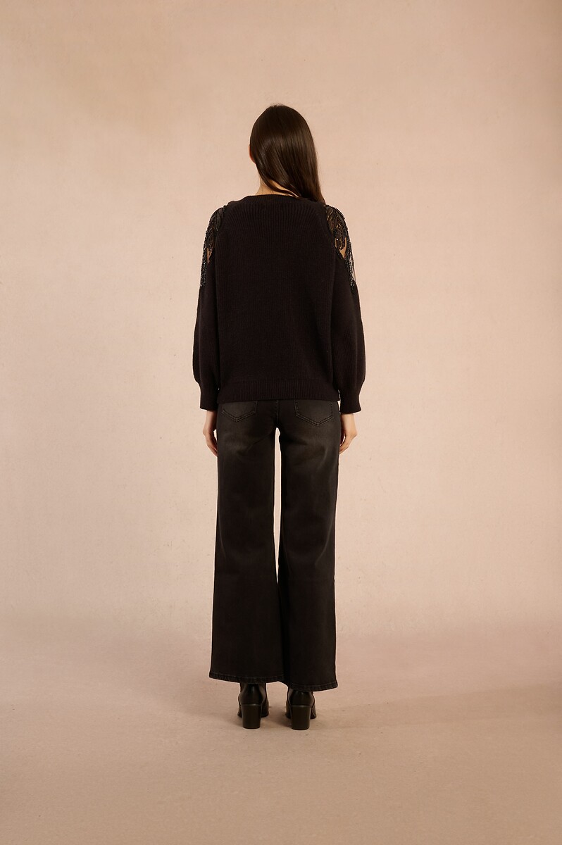 MOLLY BRACKEN<br>Jersey, ombros vazados