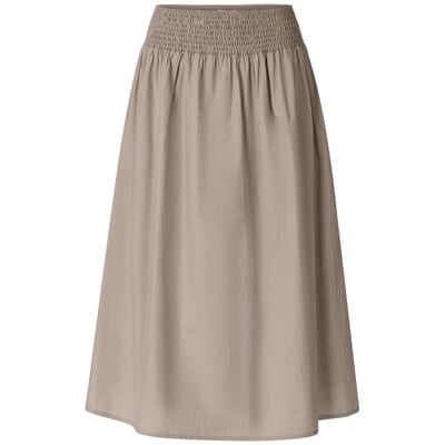 Damen-Midirock breiter Bund, Sand