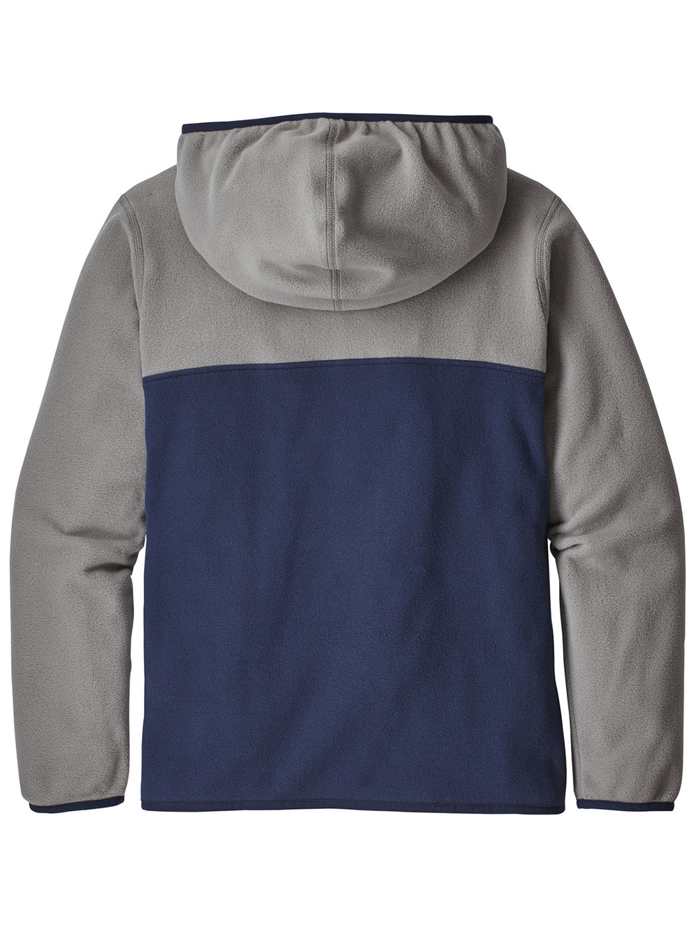 Patagonia Micro D Snap Kids Zip Hoodie feather grey