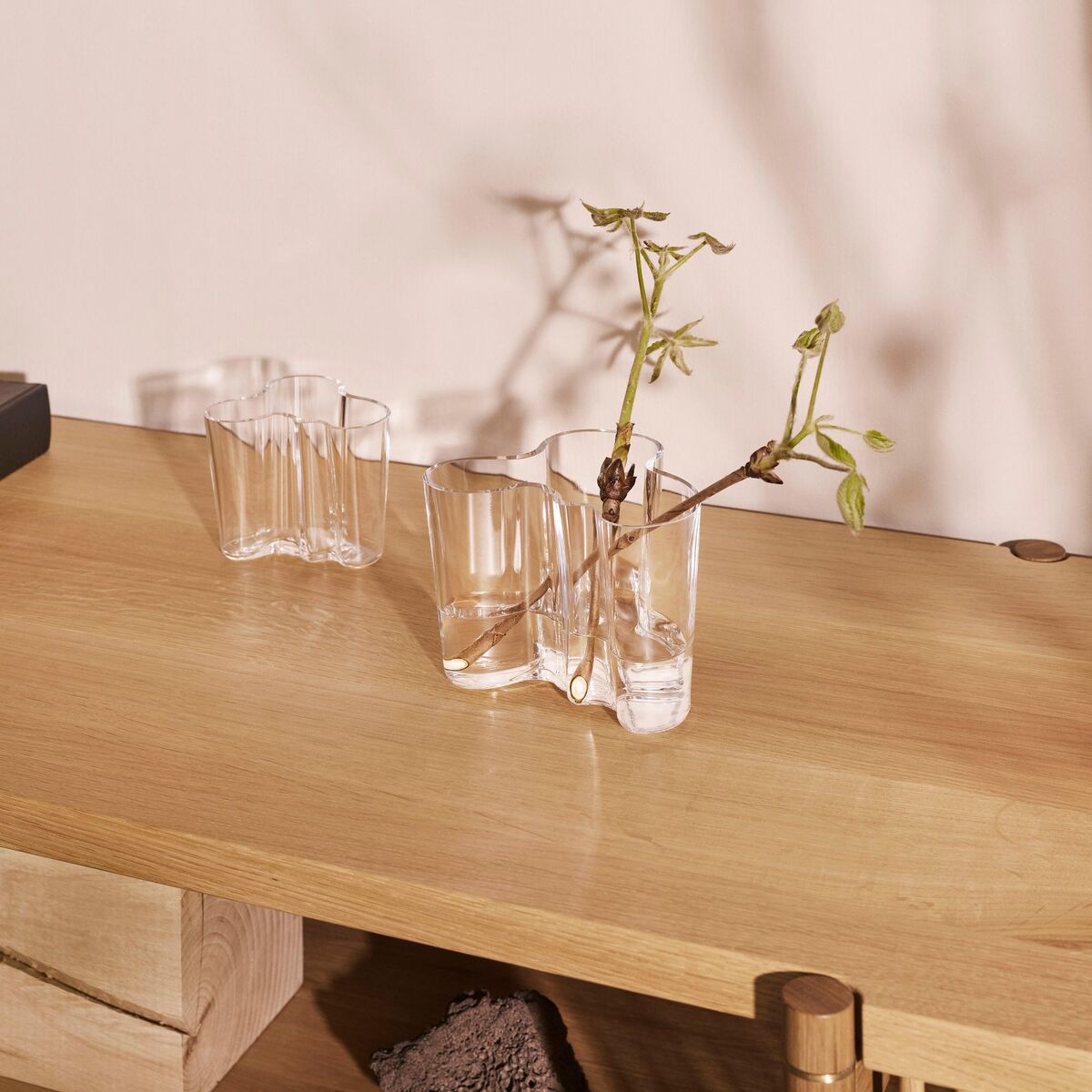 Alvar Aalto Collection Vase Gavesett 160+95 mm Klar