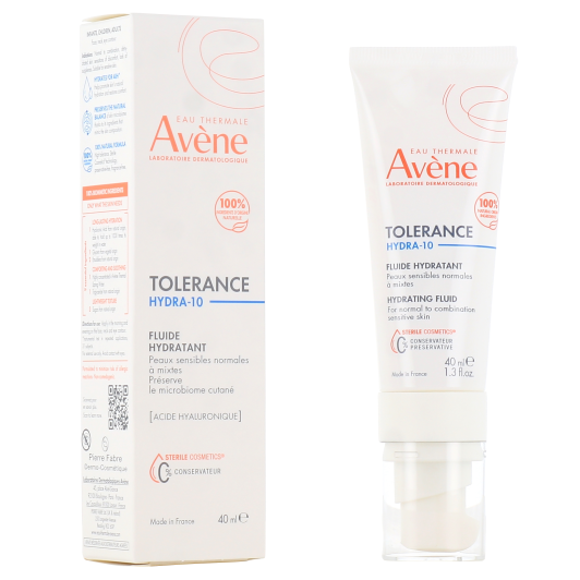 Avene Tolerance Hydra 10 fluide hydratant - Peau normale à mixte