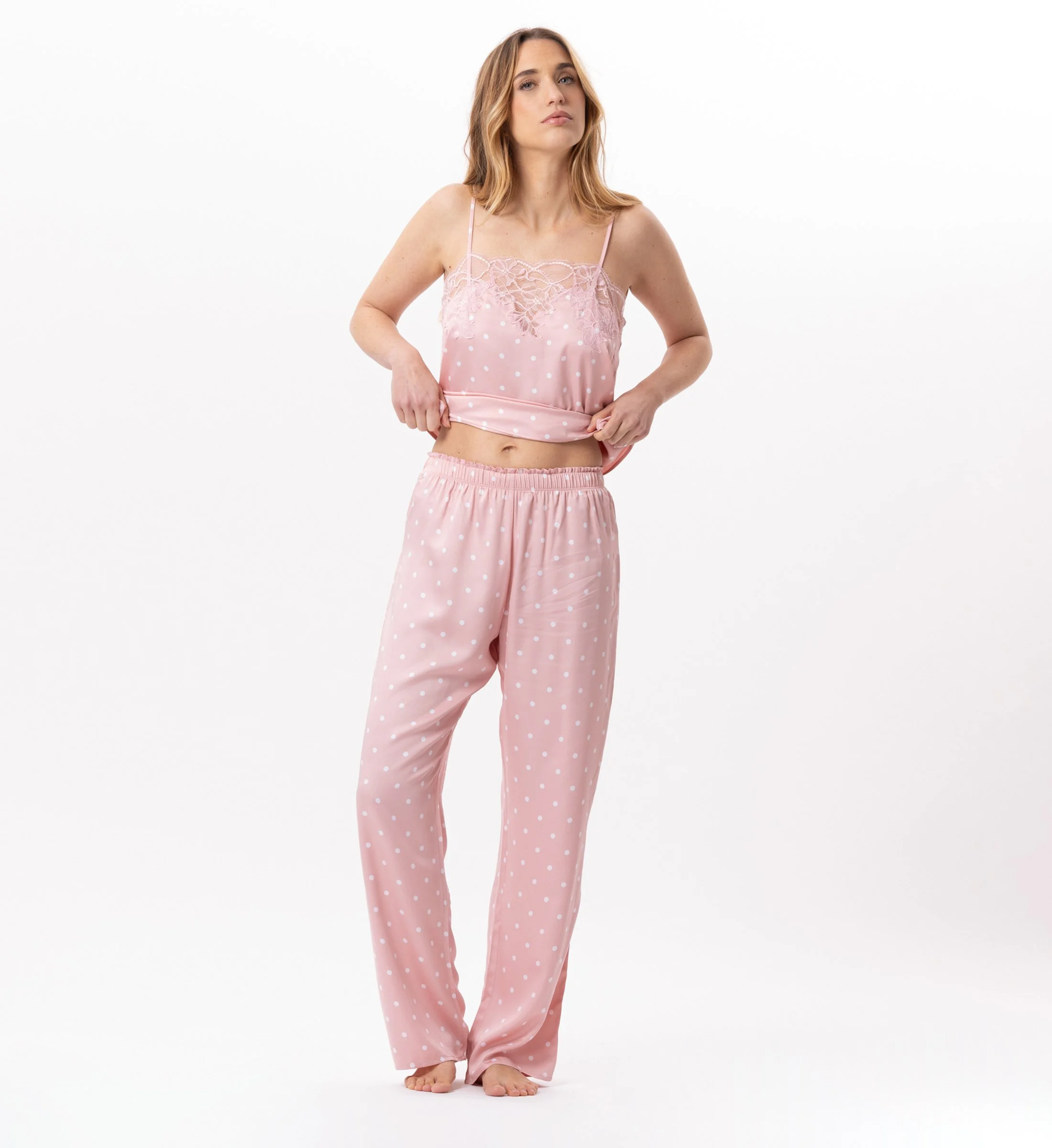GIOIA 880 - Pantalon en viscose | Rose