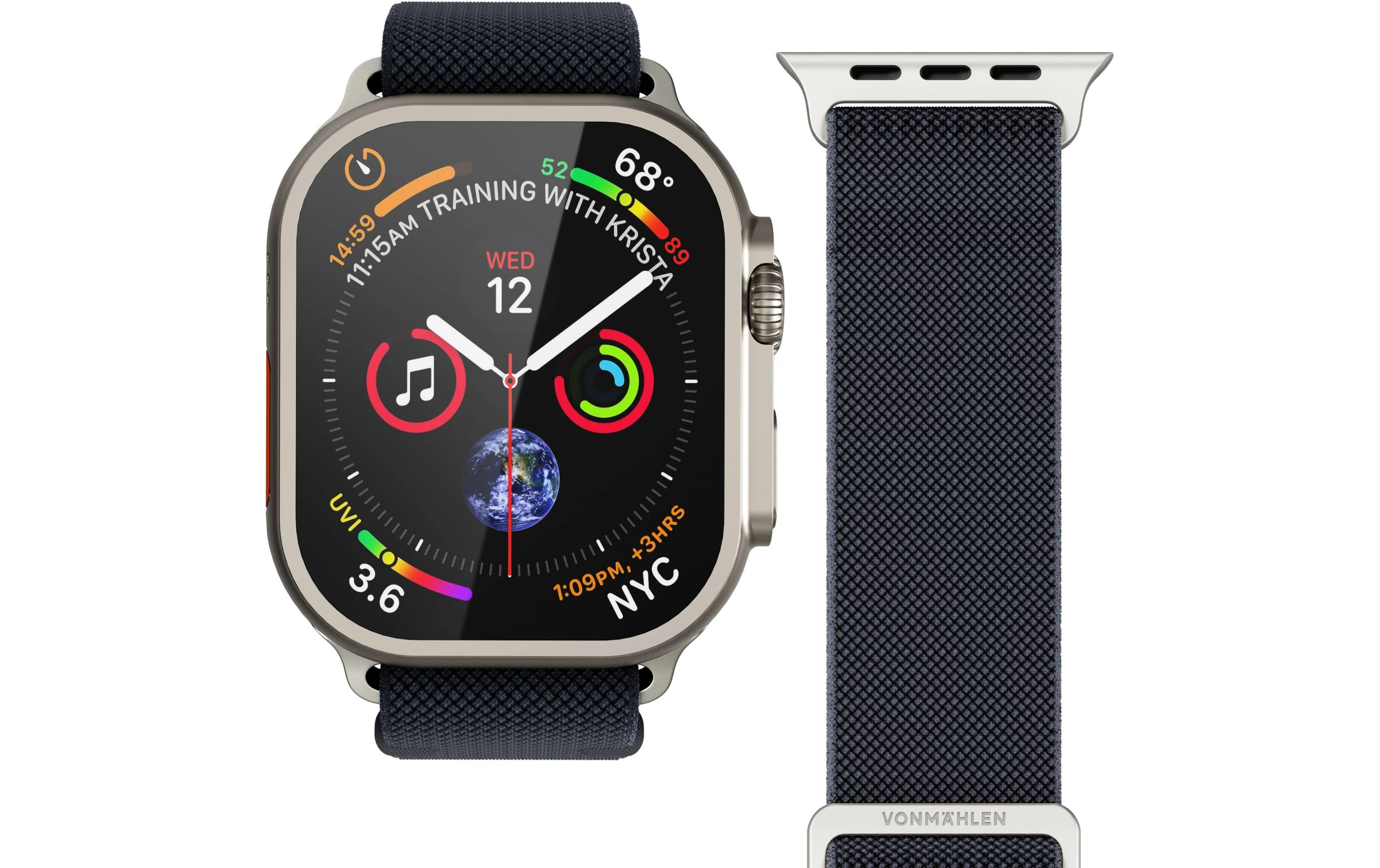 Armband Classic Nylon Loop Apple Watch 38/40/41 mm NavyArmband für Apple Watch 38/40/41 mm