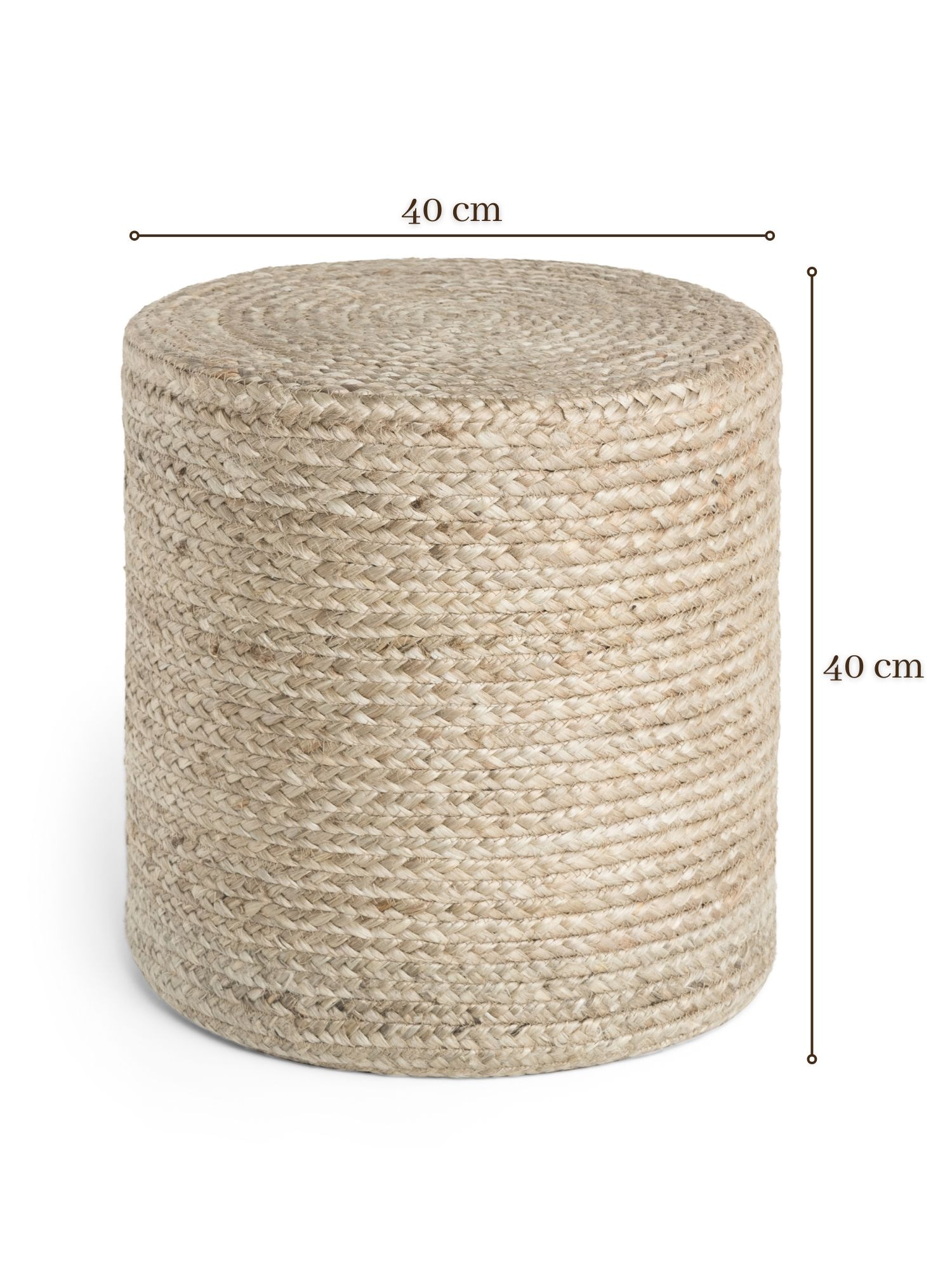 HANSE Home Pouf »Jutta, Jute« 1 Stk. tlg.