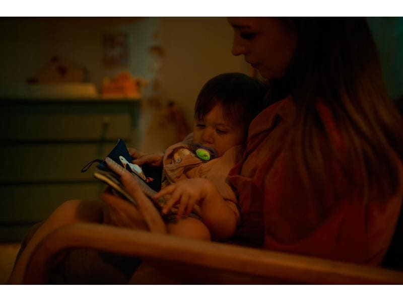 PHILIPS AVENT Nuggi ultra air Night 6-18 Mt. Sternschnuppe/ Sauger aus 100% lebensmitteltauglichem Silikon