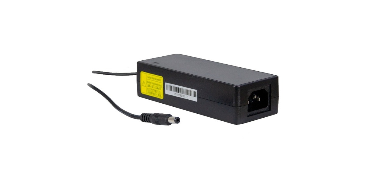 Inter-Tech90W externe voeding, 12V, 7,5A voedingseenheid  (Zwart, C14 aansluiting)