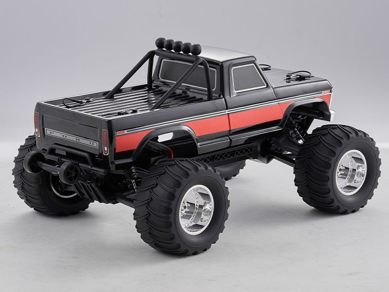 FMS Monster Truck Ford F100, Schwarz RTR, 1:10 2WD Off-Road Model mit Brushed Motor