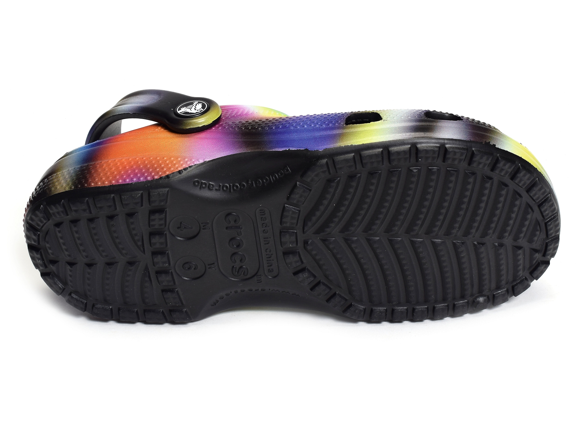 Classic solarized clog noir multicolore