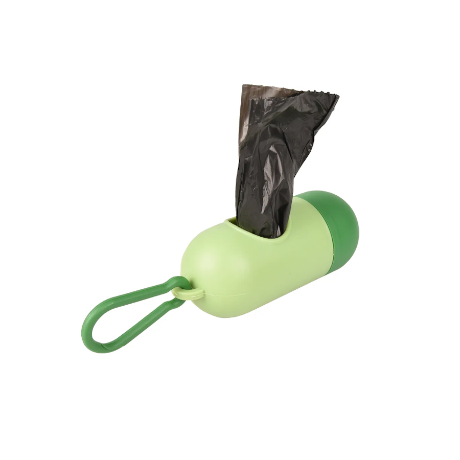 Porta-sacos Flamingo Rox + 15 sacos higiênicos para cães