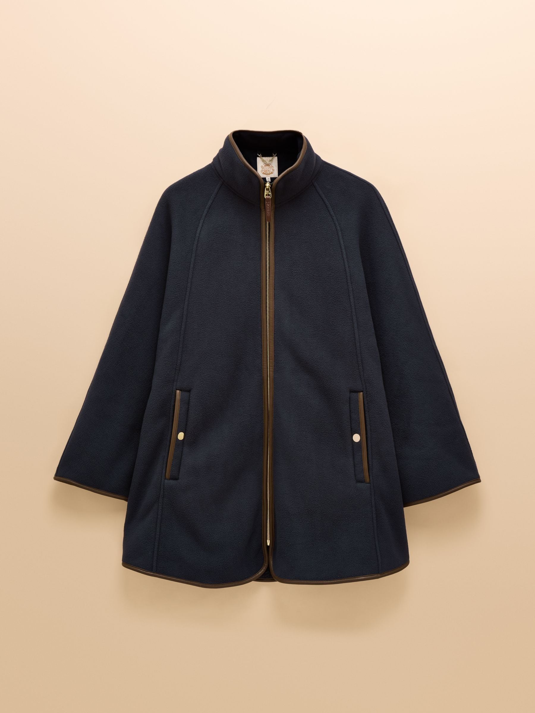 Joules Heritage Fleece Longline Cape