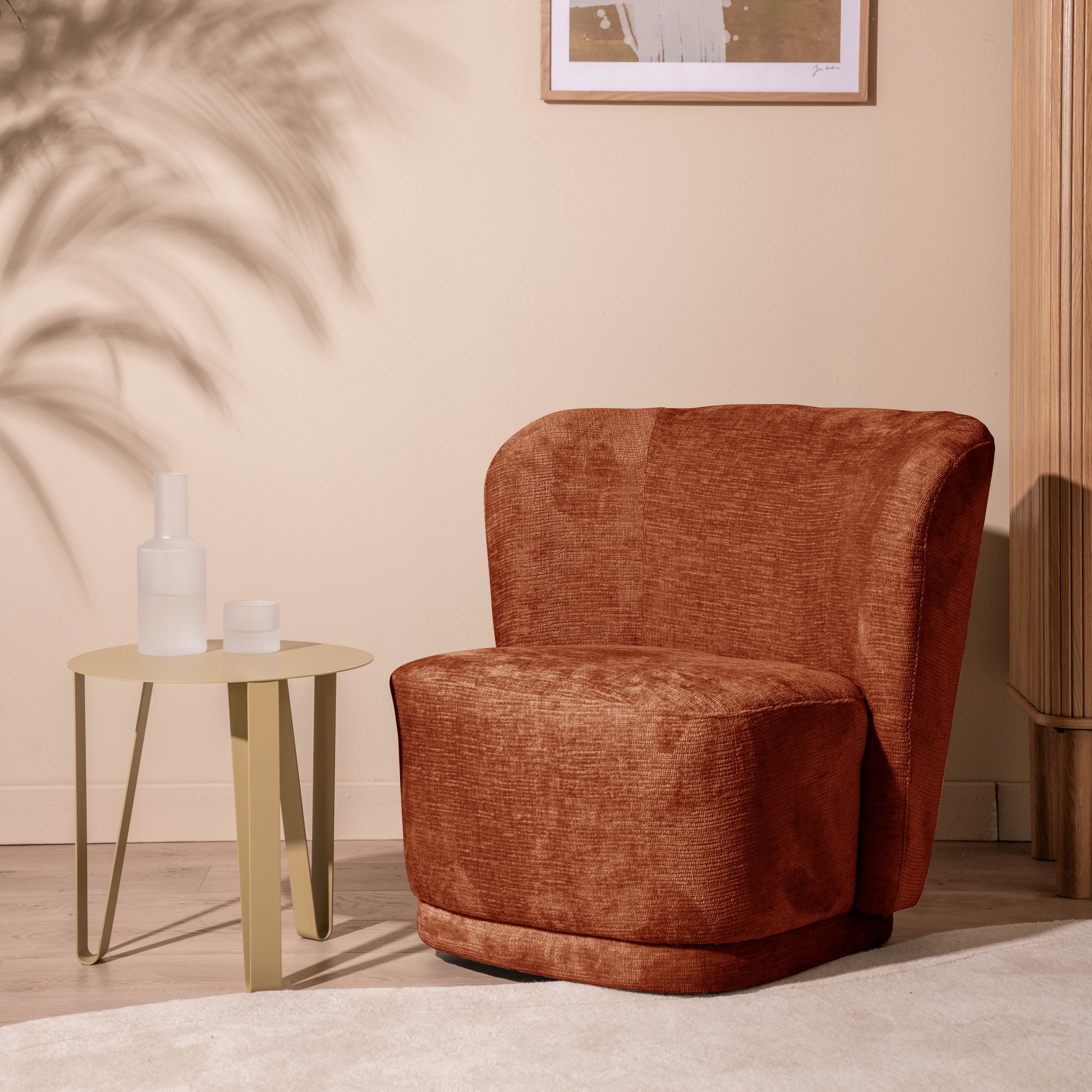 by fonQ Plump Fauteuil - Roest