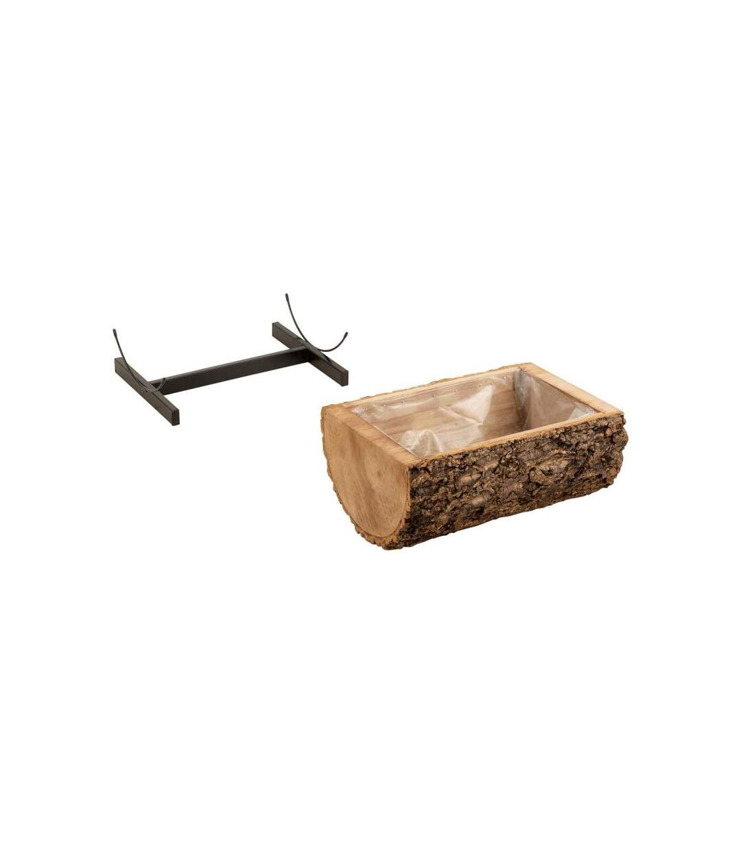 Paris Prix - Cache-pot Sur Pied tronc En Bois 40cm Naturel