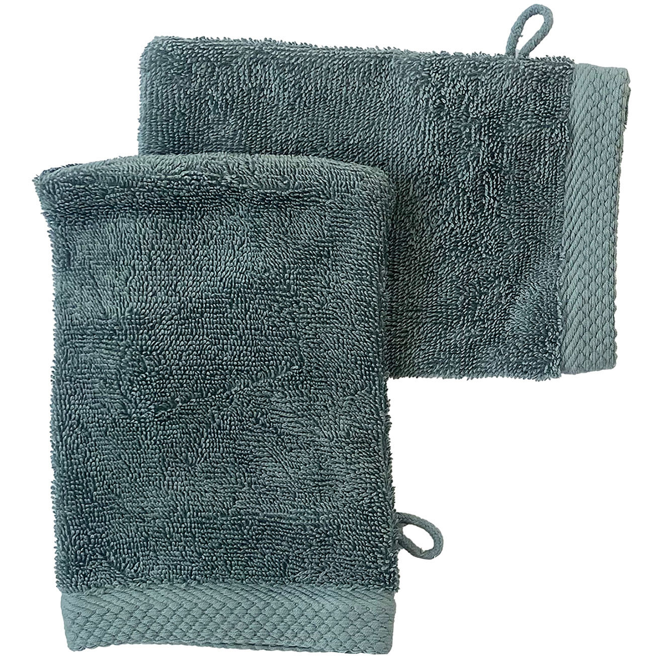 Soft by Perle de Coton 2 Gants de toilette orage