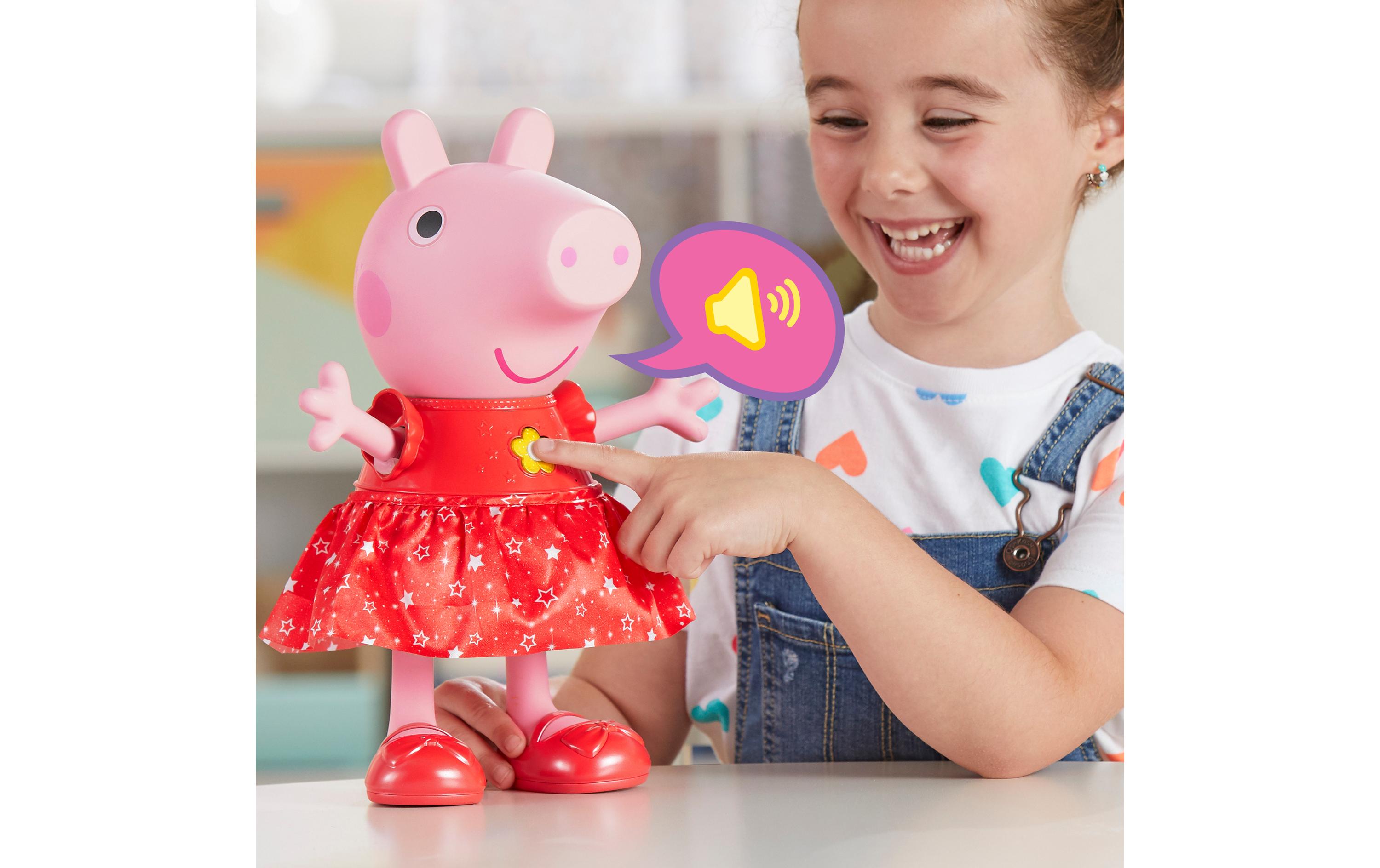 Spielfigurenset Peppas Matschepfützen-Party -FR-Interaktive Puppe mit Soundeffekten