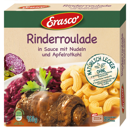 Erasco Rinderroulade 460g Fertiggericht MHD:11.11.25