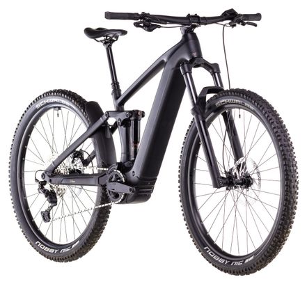 VTT Électrique Tout-Suspendu Cube Stereo Hybrid One44 EX 800 Shimano Deore/Deore XT 12V 800 Wh 27.5'' Noir Blackline 2025