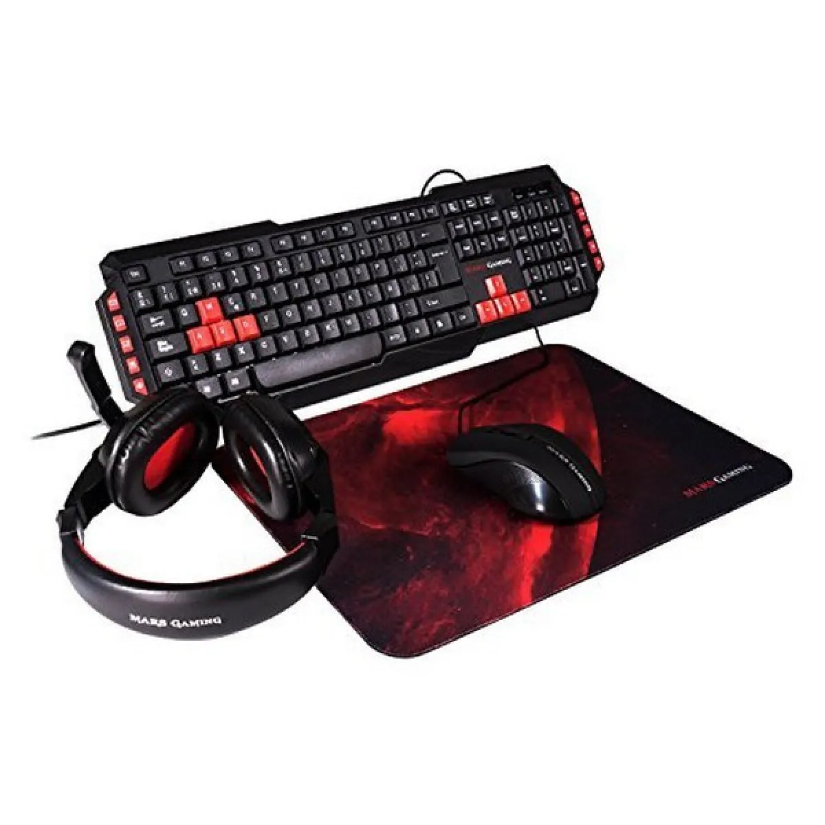 Mars Gaming Pack MRCP1 Noir Rouge