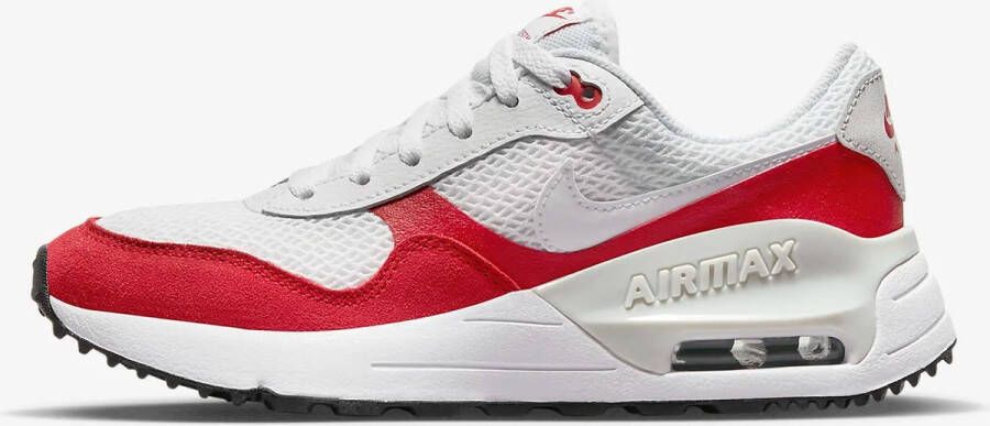Nike Air Max Systm sneakers wit rood lichtgrijs