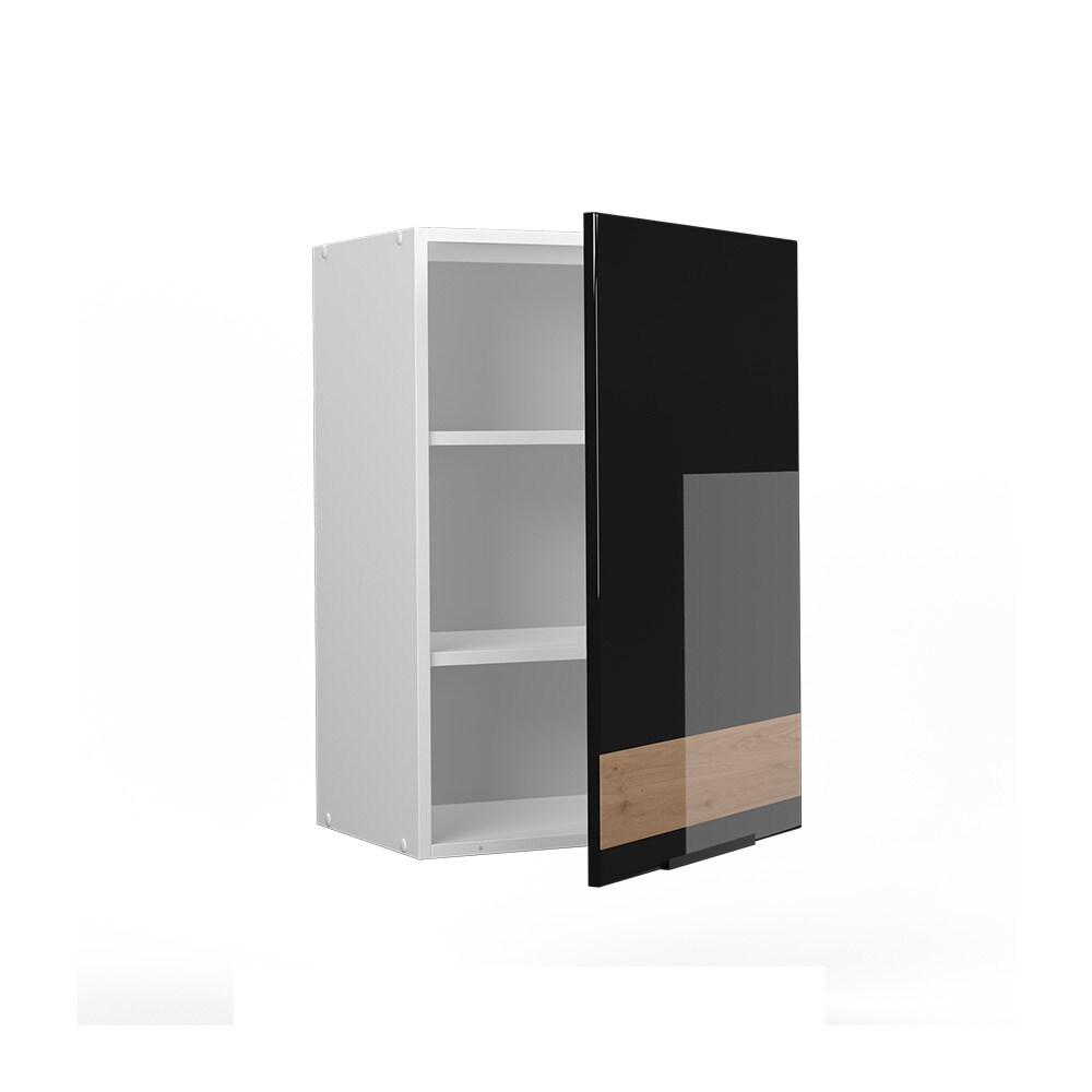 Vicco Hängeschrank Küchenschrank Küchenmöbel Fame-Line Weiß Schwarz Eiche 45 cm modern Hochglanz