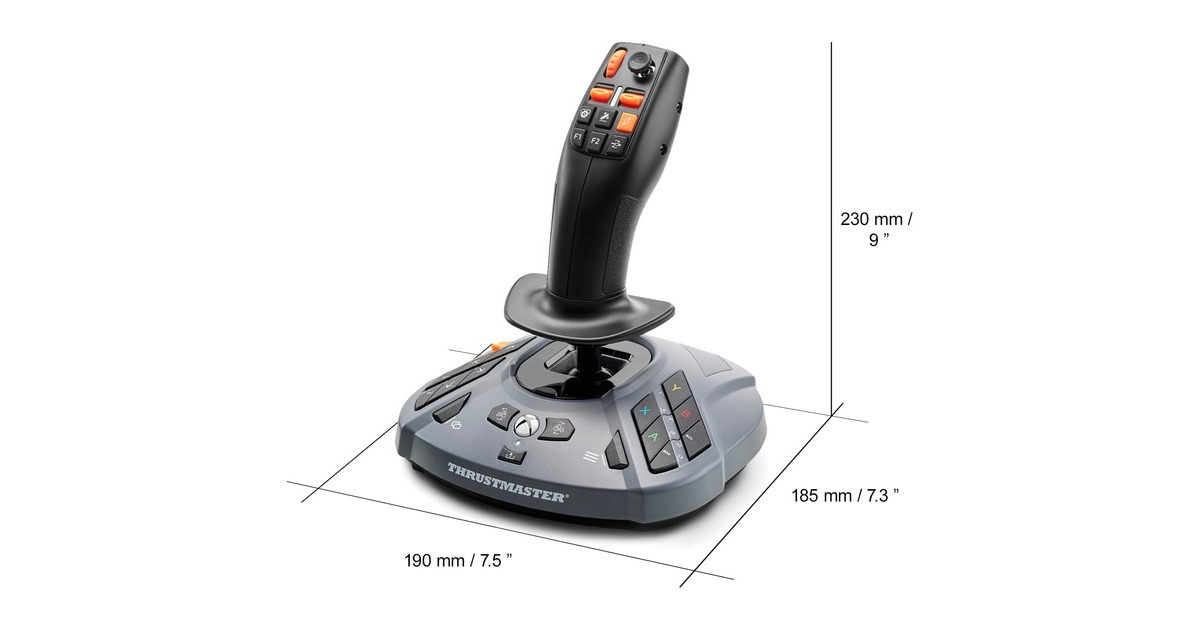 ThrustmasterSimTask FarmStick joystick  (Grijs/zwart, Pc, Xbox Series X|S)