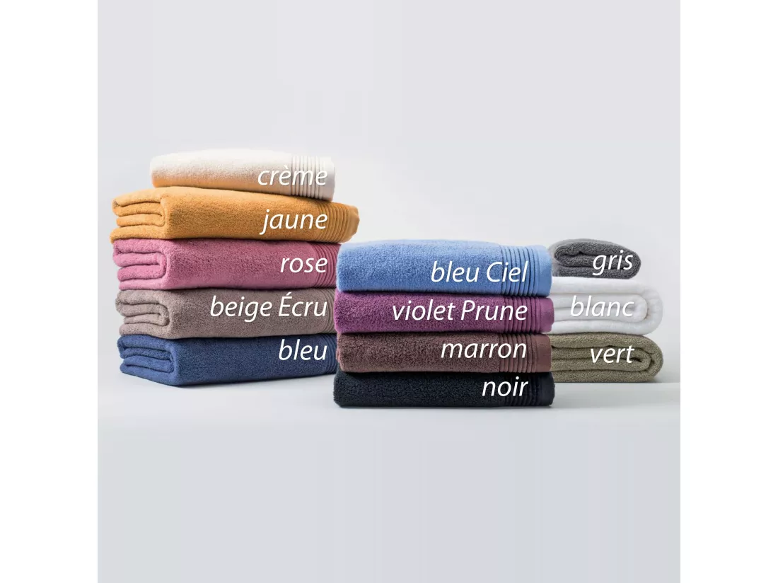 Gant de toilette 16x21 cm JULIET Noir 520 g/m2