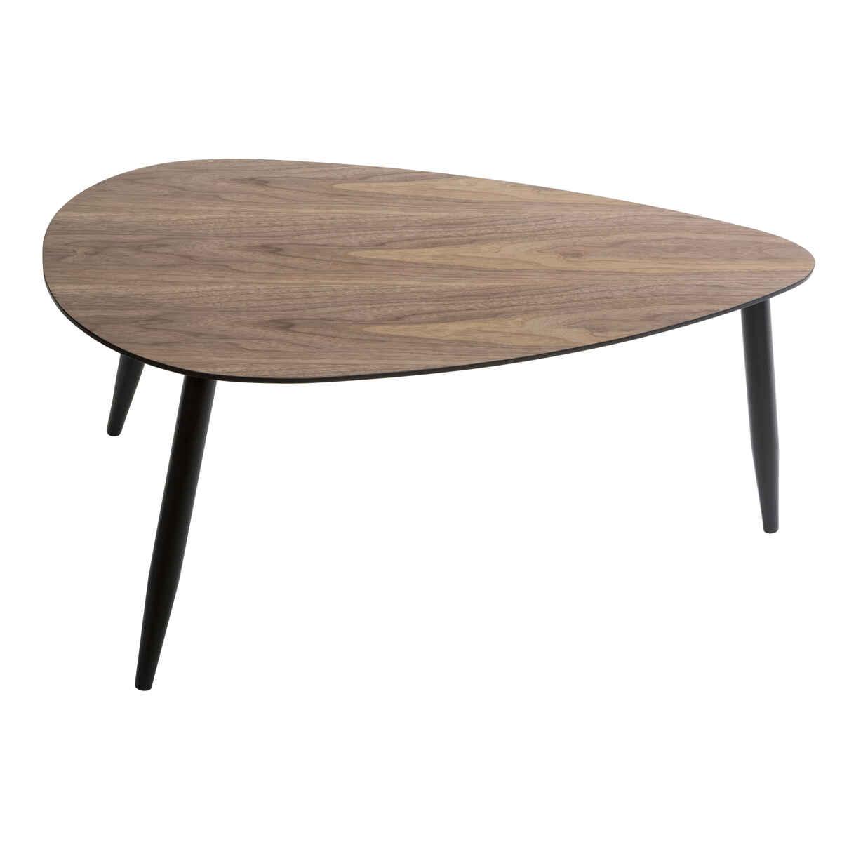SET 2 TABLES BASSE MILEO EFFET NOYER