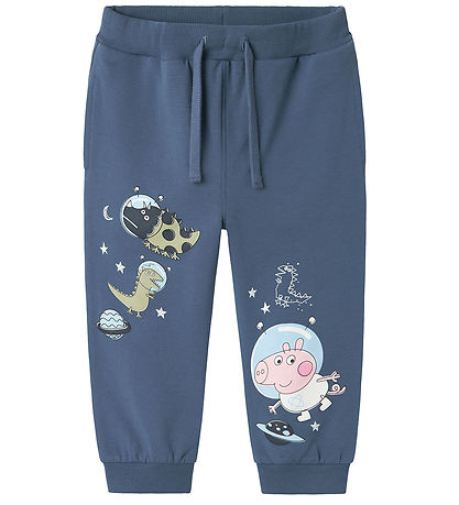 Name It Jogginghosen - NmmDeb Peppa Pig - China Blue m. Print