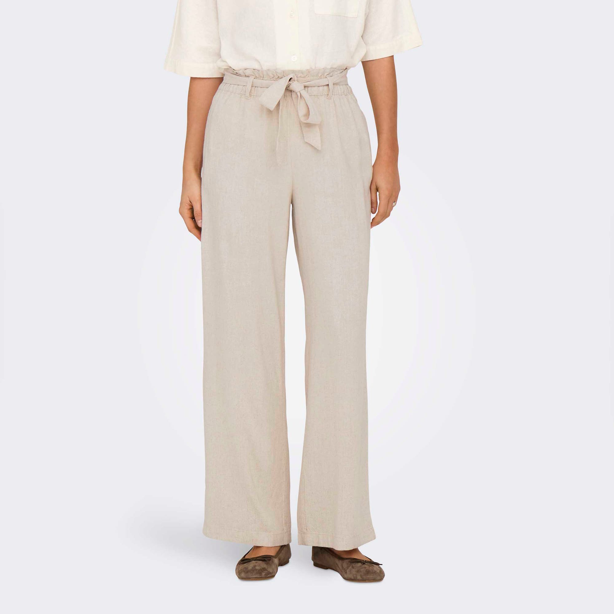 Pantalon Femme beige