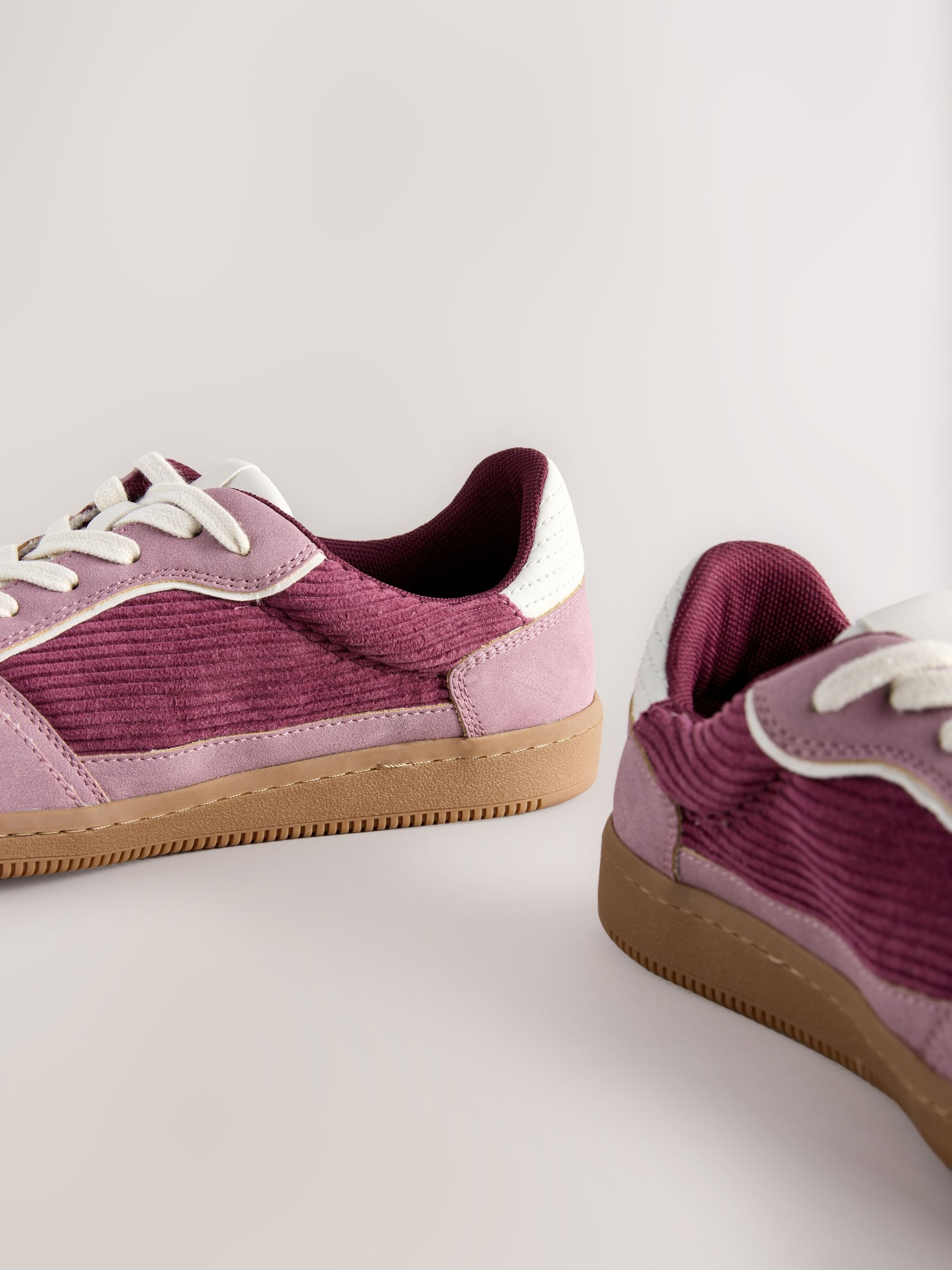 Roze corduroy - Forever Comfort® vetersneakers