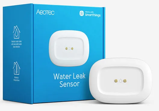 Aeotec - Vandlækssensor - trådløs - ZigBee 3.0 - 2.4 Ghz