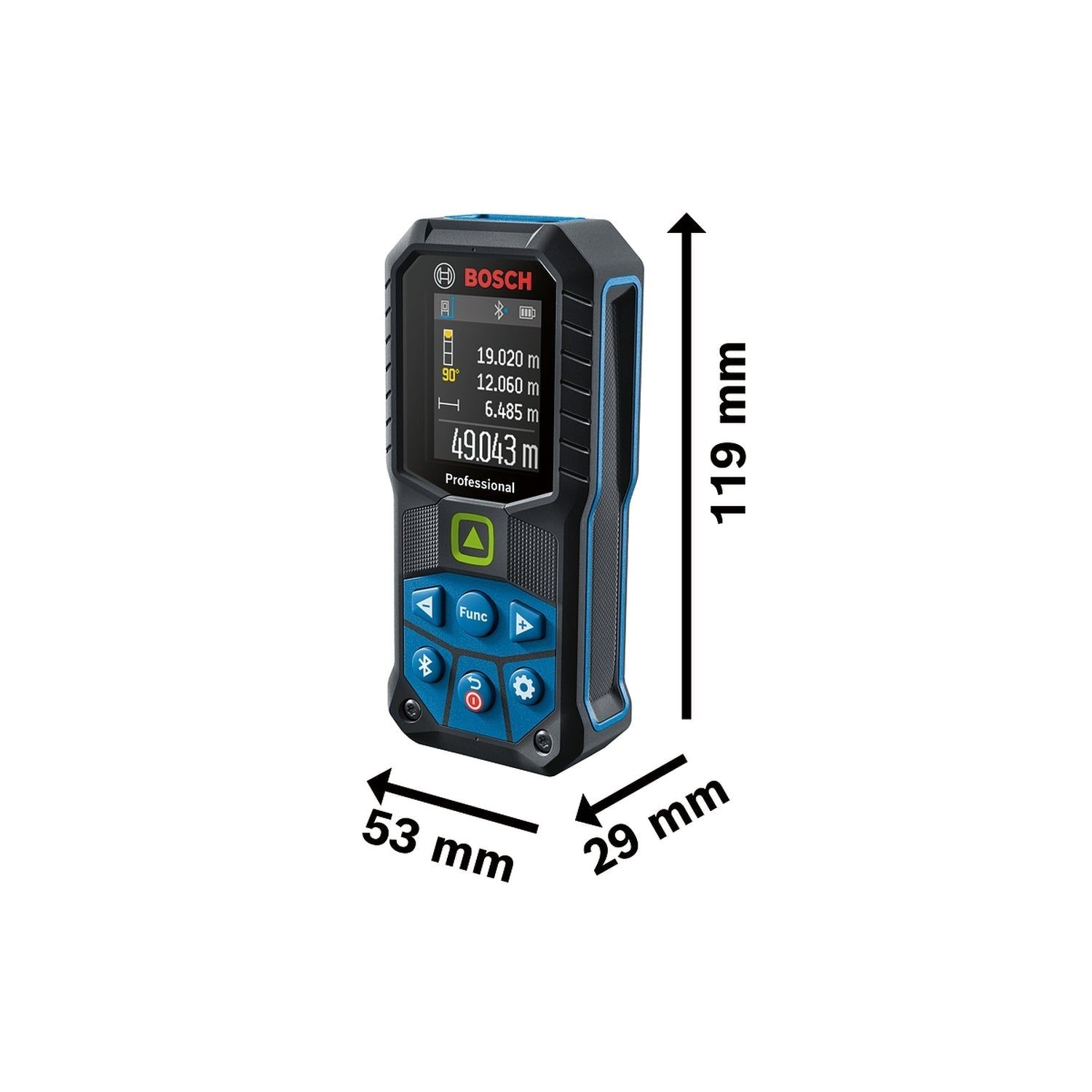 Bosch Professional GLM 50-27 CG Laserafstandsmeter 50m Groen - 0601072U00