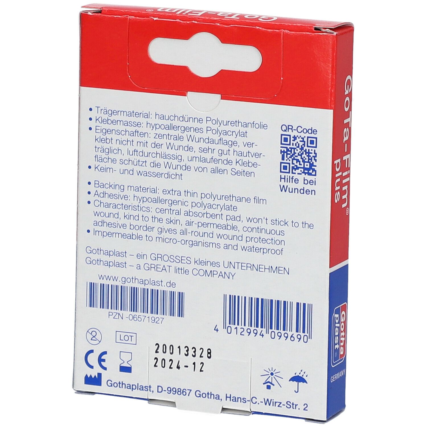 GoTa-FILM plus 3,8 cm x 3,8 cm