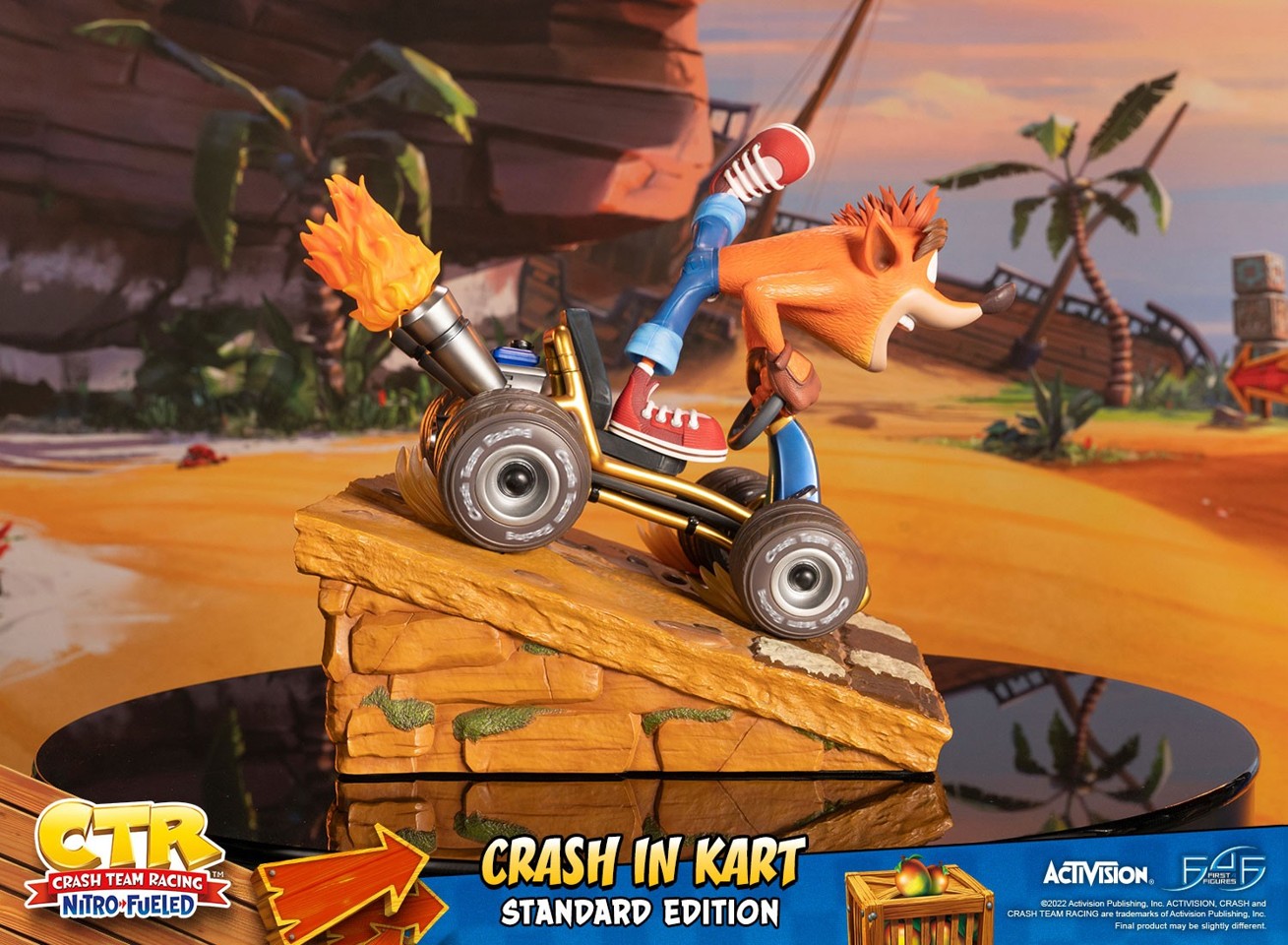 Crash Team Racing Nitro-Fueled (Crash In Kart) RESIN Statue