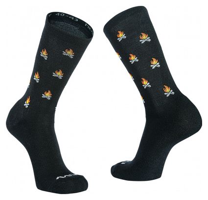 Chaussettes Northwave Core Noir/Orange