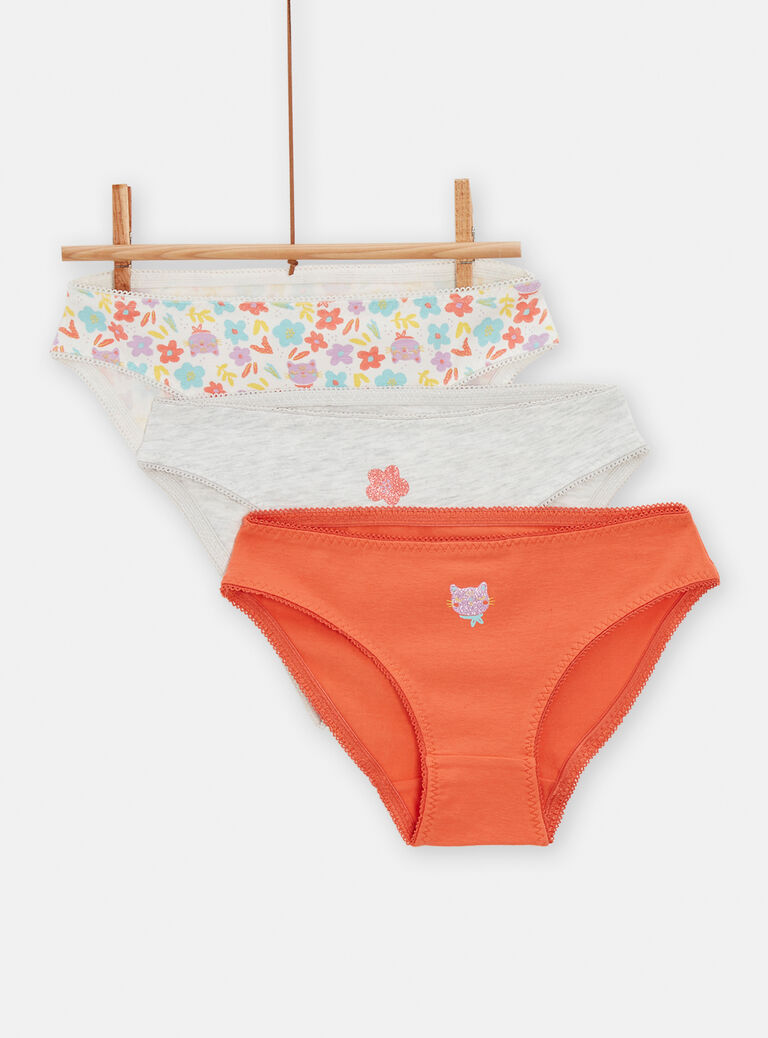 Lot de 3 culottes fantaisies pour fille