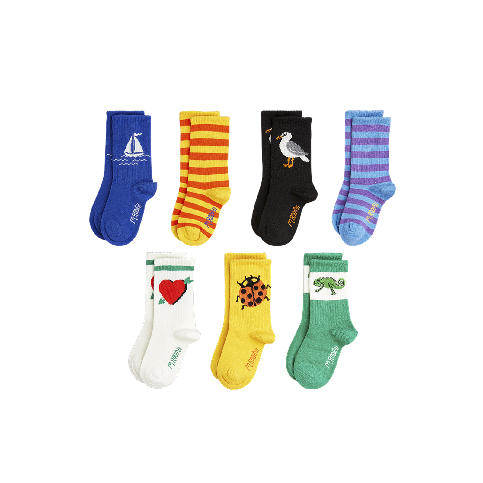 Socken 7er Set Seagull Multi