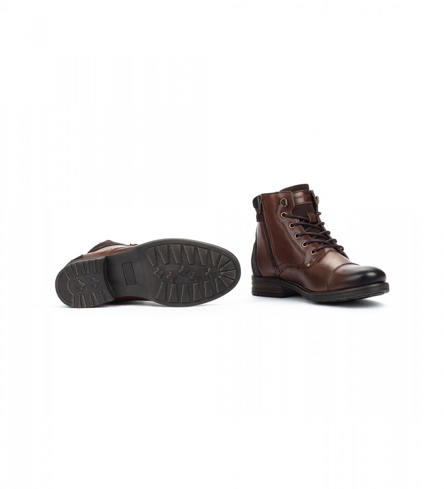 Botas de tornozelo Martinelli Sean em couro marrom