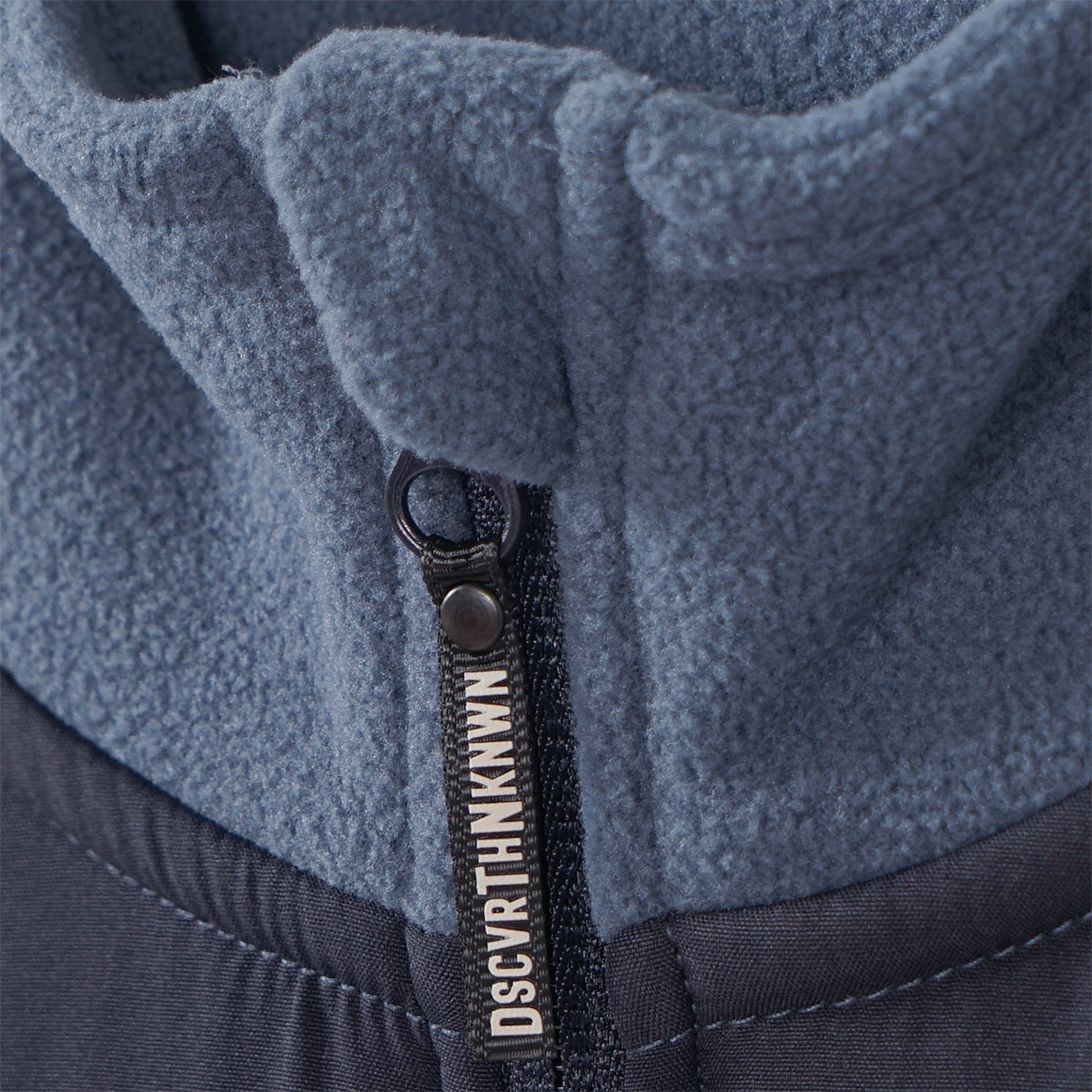 Yigga Kinder Fleecepullover mit Stehkragen blau
