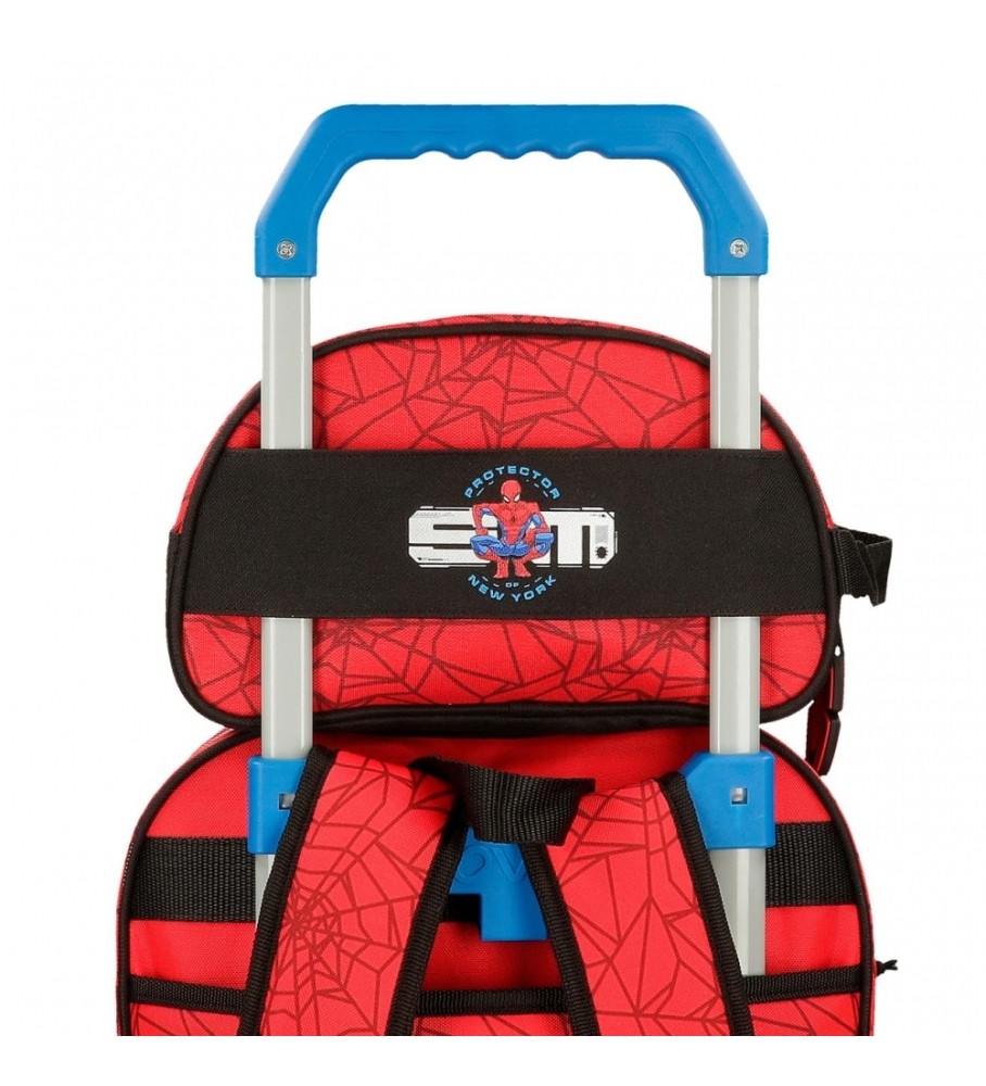 Nécessaire Disney Homem-Aranha, Vermelha, Ajustável e Protetora - 24x14x10cm -