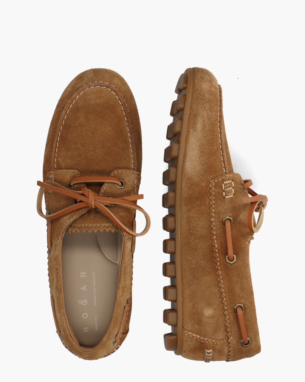 Hogan Olympia Cognac Dames Veterschoenen