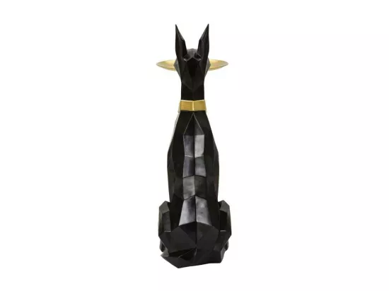 Chien en polyrésine Dog origami 30 x 64 x 91 cm