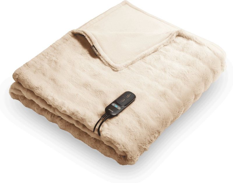 Duux - Yentl - Elektrisch Warmtedeken - 200x200 cm - Beige - 9 standen