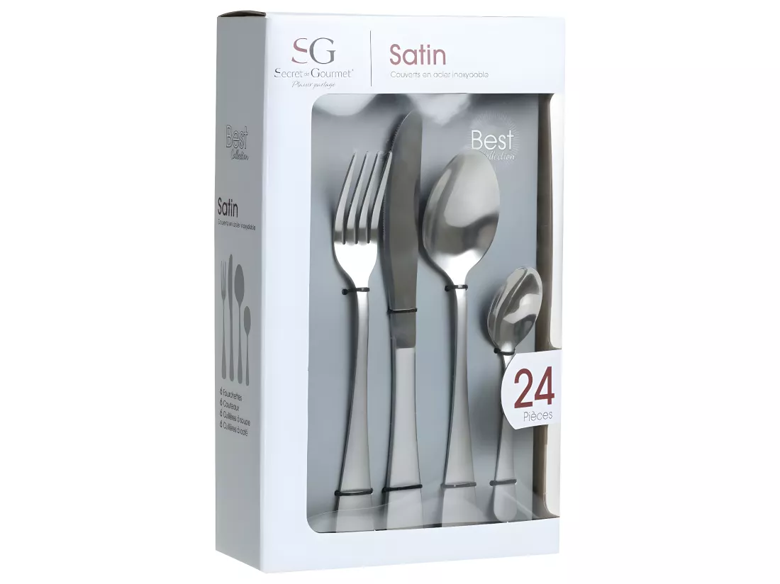 Ménagère 24 Pièces Inox 