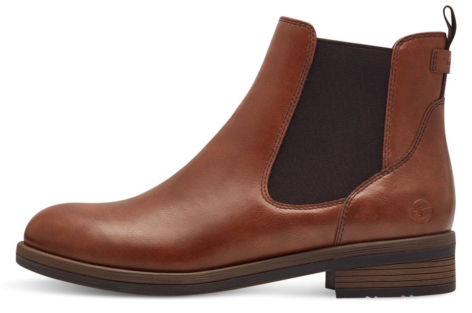 Tamaris Chelseaboots  , Blockabsatz, Stiefelette, Businessschuh, Schlupfschuh, Anziehlasche