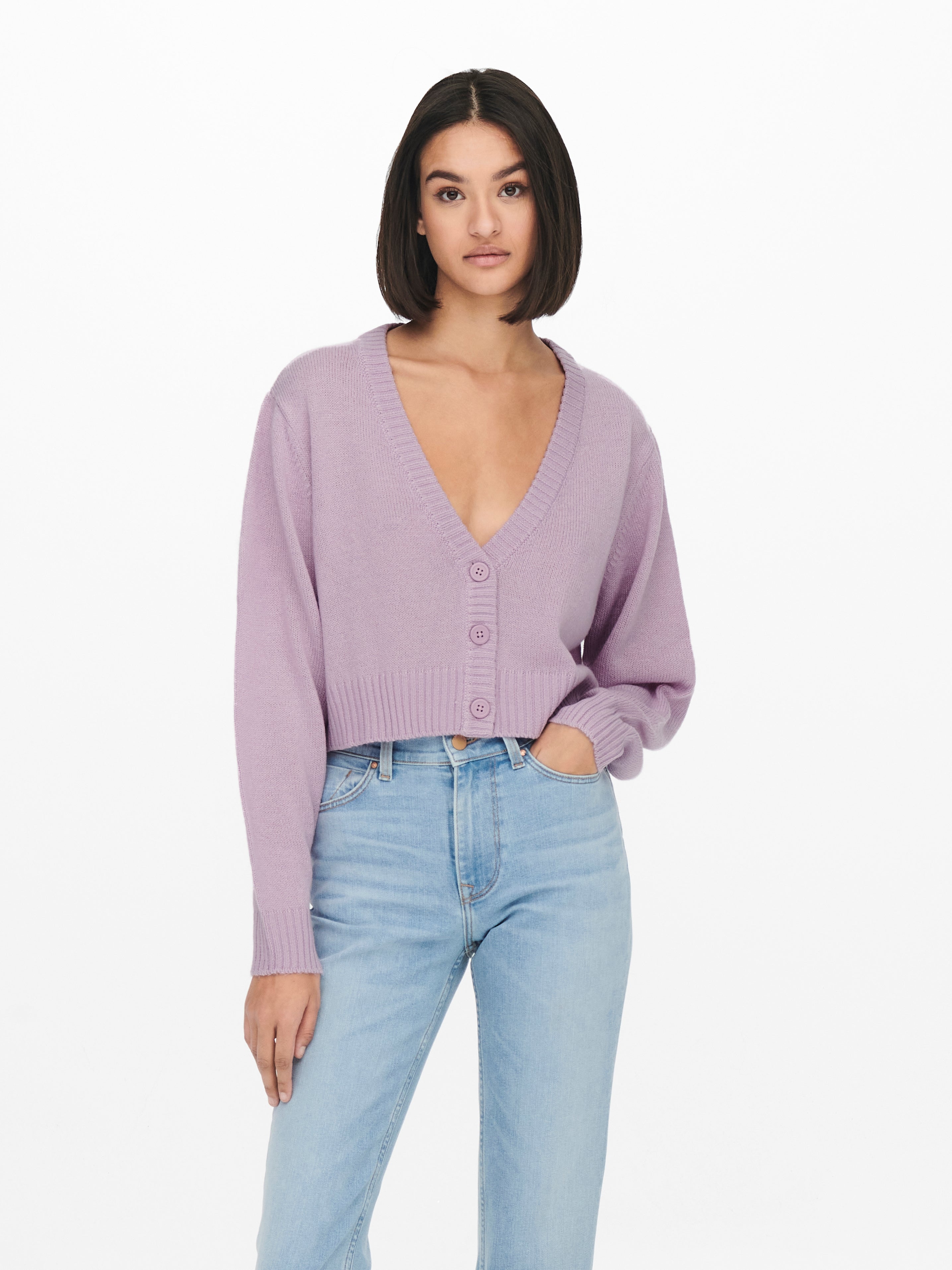 JDYLUCA Strickjacke Lavender Frost