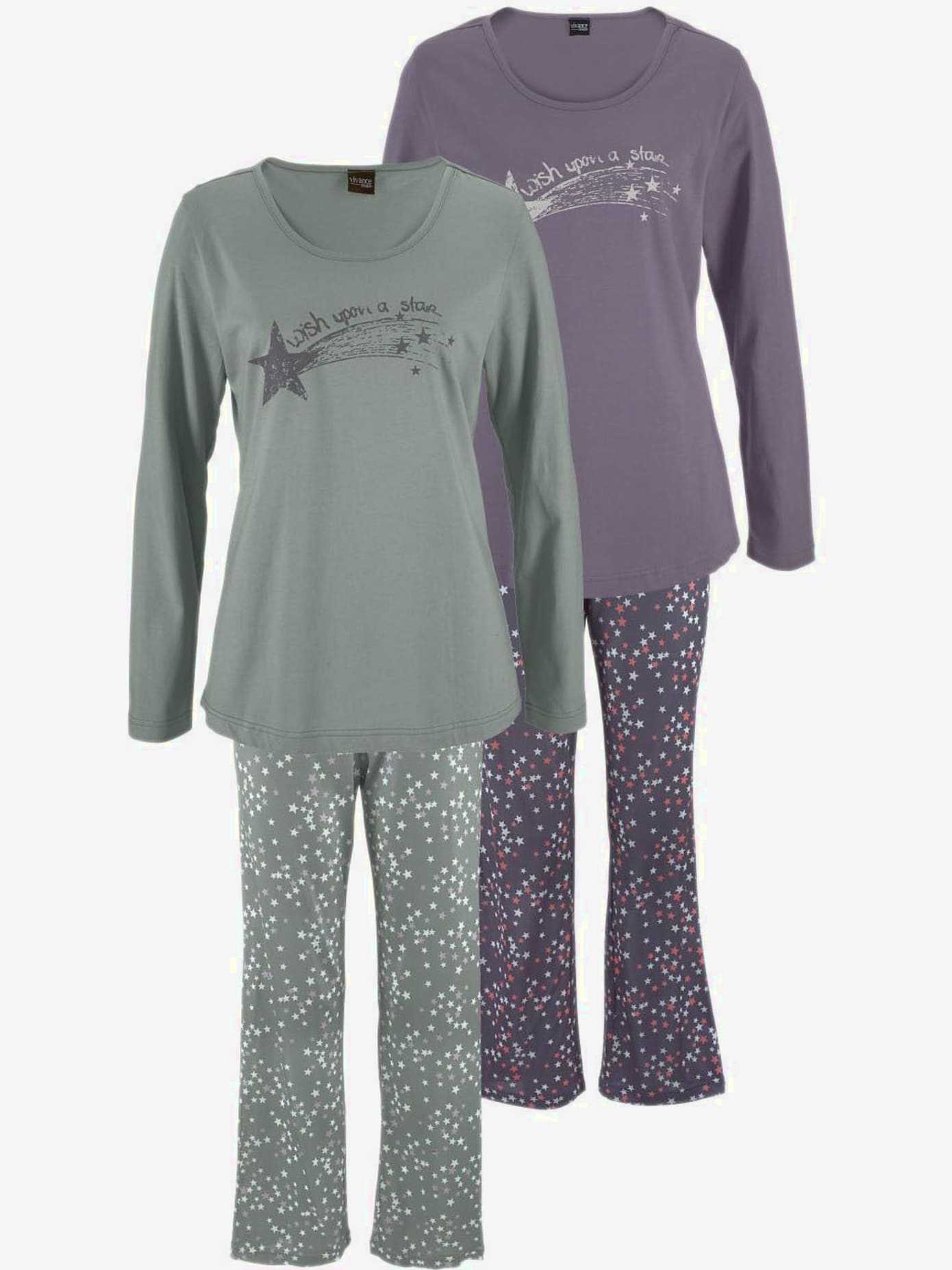 Lot de 2 pyjamas imprimé étoiles